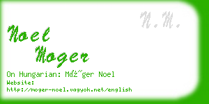 noel moger business card